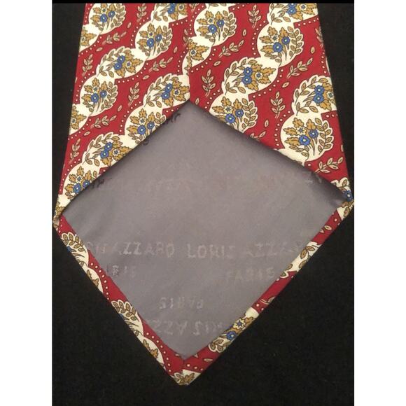 Loris Azzaro Vintage 100% Silk Paris Designer Tie - Picture 4 of 4